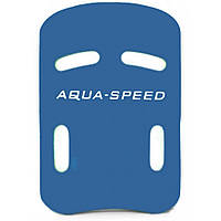 Доска для плавания VERSO KICKBOARD 6308 Aqua Speed 183AS, синий , World-of-Toys