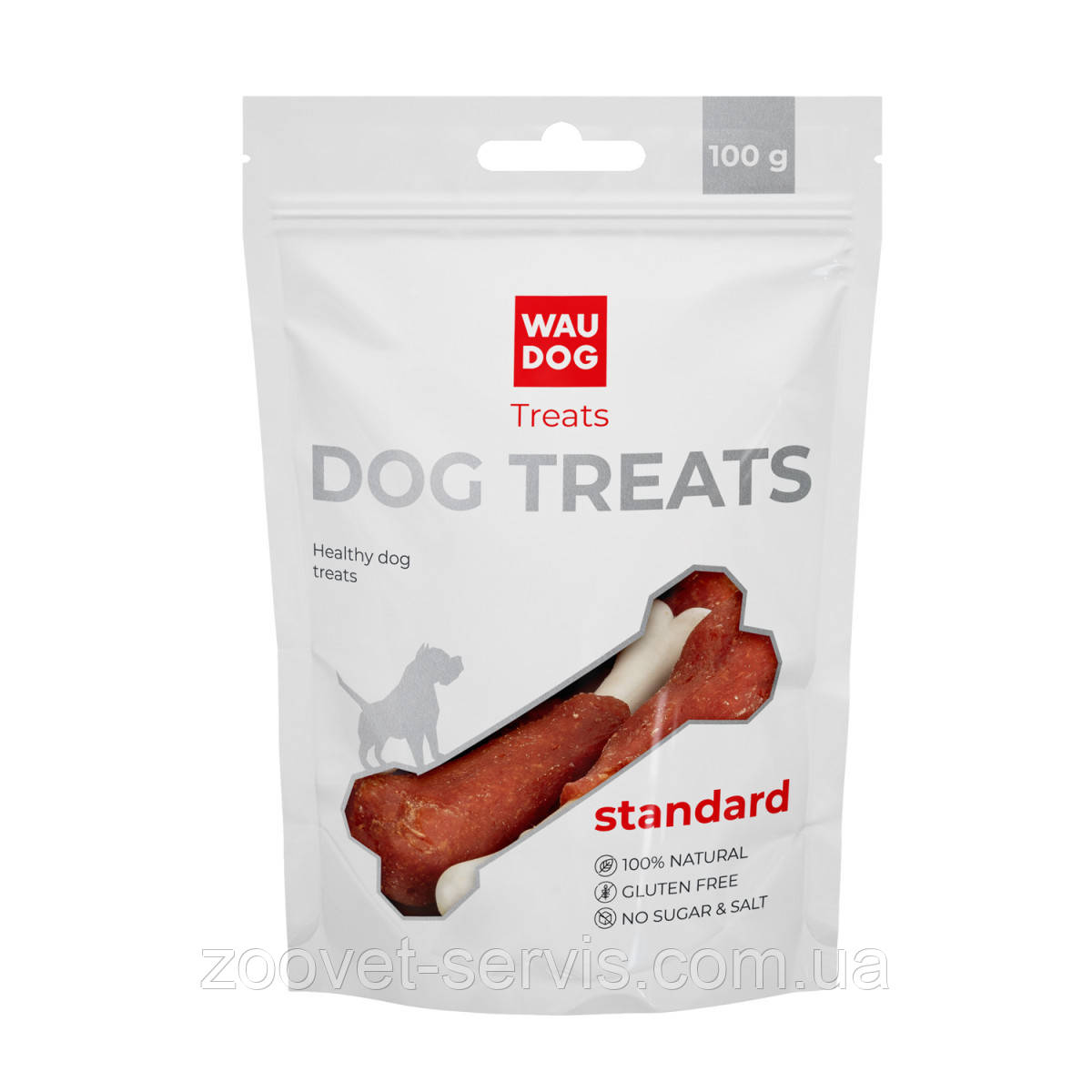 Ласощі для собак WAUDOG Treats Качина гомілка 100 г 4448