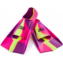 Ласти ​​TRAINING FINS 7931 Aqua Speed 137-93-33-34 рожевий, фіолетовий, 33-34, World-of-Toys