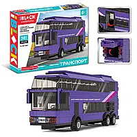 Игрушка Конструктор IBLOCK Туристический автобус, 381 детали в коробке