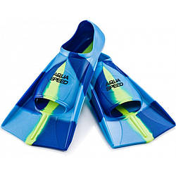 Ласти TRAINING FINS 7940 Aqua Speed ​​137-82-33-34 синій, блакитний, жовтий 33-34, World-of-Toys