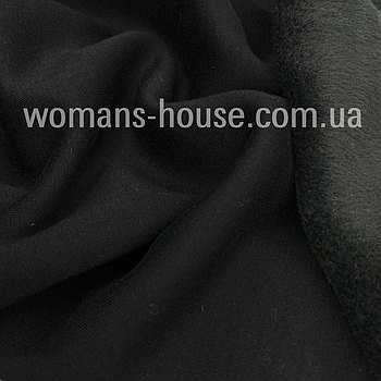 Трикотаж на хутрі 160 см 450 г/м2 DTMO -1 Чорний