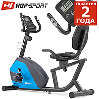 Горизонтальний велотренажер HS-035L Solo Blue до 135 кг . Кардіотренажер