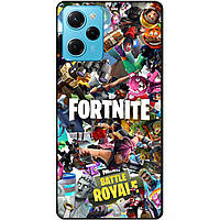 Силіконовий чохол бампер для Xiaomi Redmi Note 12 Pro Speed Edition з картинкою Fortnite Фортнайт