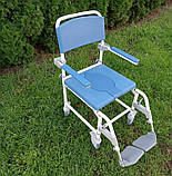 Б/У Крісло для Туалета та душа Drive Medical Shower Chair Wheeled Commode Aston (Used), фото 3