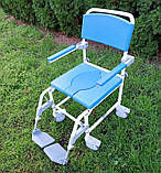 Б/У Крісло для Туалета та душа Drive Medical Shower Chair Wheeled Commode Aston (Used), фото 8