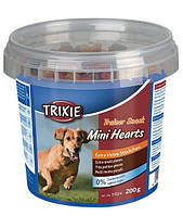 Trixie TX-31524 Snack Mini Heart для маленьких собак (с курицей, баранины и лосося)200гр
