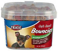 Trixie TX-31507 Soft Snack Bouncies 140гр- смесь лакомств для мини собак баранина, птица, рубец