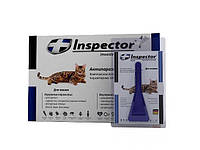 Inspector 1 пипетка для кошек до 4кг - комплексный препарат от наружных и внутренних паразитов