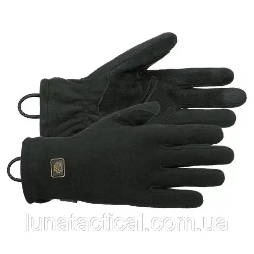 Зимові сенсорні рукавиці RSWG чорні,тактичні чоловічі теплі флісові рукавички для стрільби військових ВСК