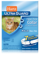 Hartz UltraGuard ошейник для кошек и котят от блох и клещей с застежкой 27 см