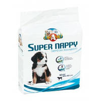 Пелюшки для собак SUPER NAPPY 60х60 см 10 шт.
