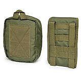 Підсумок медичний АПТЕЧКА з платформою Olive MOLLE олива - WinTac, фото 3