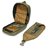 Підсумок медичний АПТЕЧКА з платформою Olive MOLLE олива - WinTac, фото 6