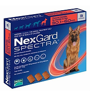 Merial NexGard SPECTRA- жевательная таблетка для собак (30.1-60 кг ) 3 таблетки