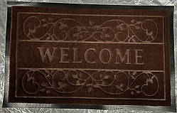 Брудозахисний килимок WELCOME 1A коричневий, 0.5х0.8 м