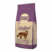 ARATON STERILISED Adult All Breeds 15 кг Повноцінний сухий корм для стерилізованих котів