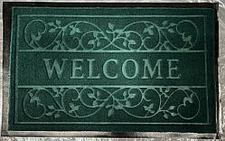 Брудозахисний килимок WELCOME 1A зелений, 0.5х0.8 м