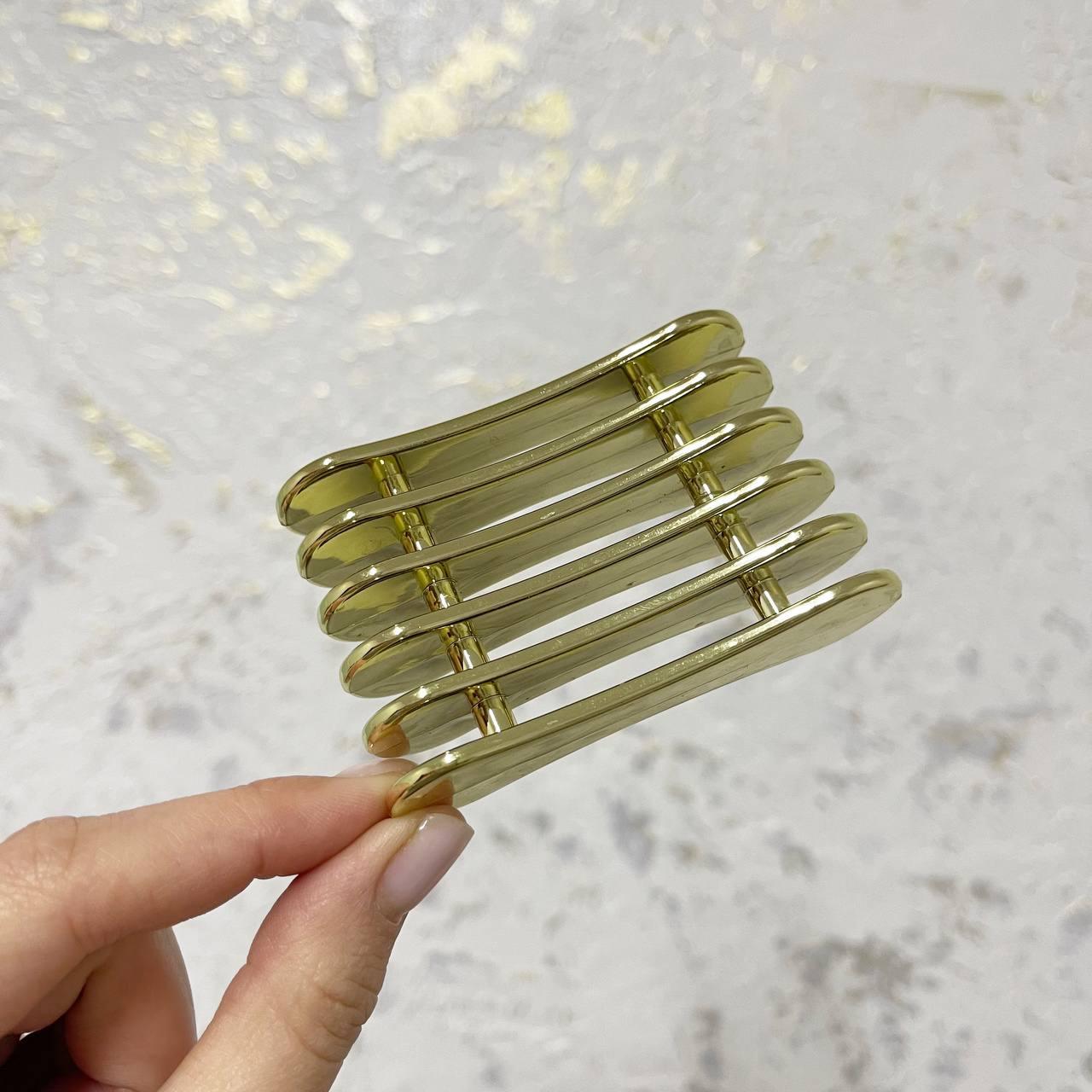 Підставка для пензлів пластикова Золото