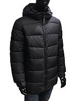 Куртка мужская/ INDACO/ Теплая мужская  куртка/Черная мужская куртка