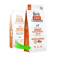 Brit Care Adult Medium Breed Lamb & Rice 12 кг-для середніх порід з ягням