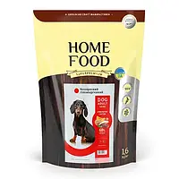 Беззерновой гипоаллергенный сухой корм HOME FOOD для взрослых собак мелких пород "Мясо утки с нутом" 1.6 кг