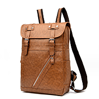 Мужской городской рюкзак классический коричневый
