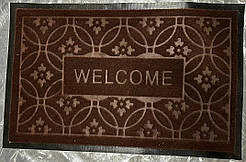 Брудозахисний килимок WELCOME 1C коричневий, 0.5х0.8 м