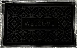 Брудозахисний килимок WELCOME 1C чорний, 0.5х0.8 м