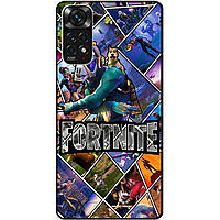 Силіконовий чохол бампер для Xiaomi Redmi Note 11S / Note 11 з картинкою Фортнайт Fortnite