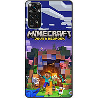 Силіконовий чохол бампер для Xiaomi Redmi Note 11S / Note 11 з картинкою Майнкрафт Minecraft