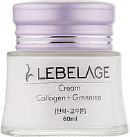 Увлажняющий и питательный крем с коллагеном и зеленым чаем - Lebelage Collagen+Green Tea Moisture Cream