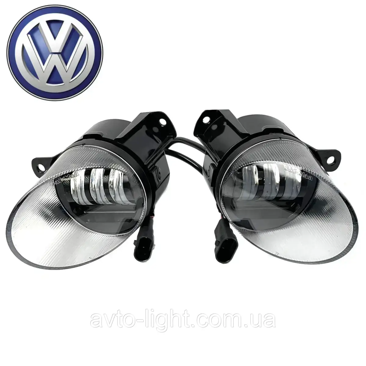 Додаткові LED фари - Volkswagen 45W W/Y (6000 k,5000 lum) Passat B6,B7, Transporter T6,Amarok