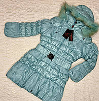 Зимове підліткове пальто пуховик для дівчинки 152-158 Levin Force