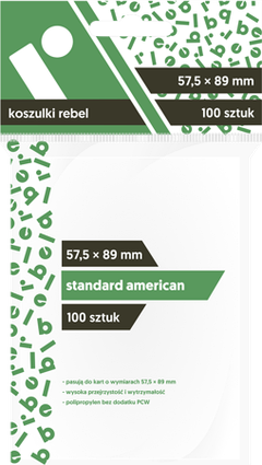 Rebel 57.5x89 Стандартні американські 100 T -сорочки