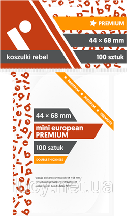 T -сорочки Rebel 44x68 Mini European Premium 100 PCS