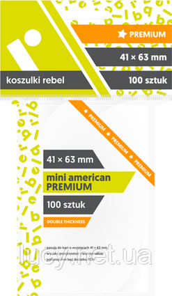 Rebel 41x63 Mini American Premium T -сорочки 100 шт.