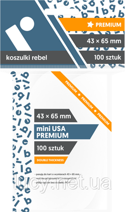 Футболки Rebel 43х65 Mini USA Premium 100 шт.