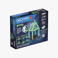 Geomag Glow Recycled Светящиеся магнитные блоки, 25 элементов