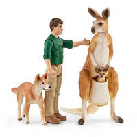 Schleich 42623 Пригоди фігура кенгуру собака дінго