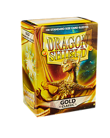 ПРЕМИУМ обложки для карточек для колоды Pokemon MtG Magic Classic Dragon Shield Sleeves Защитники Золото (100