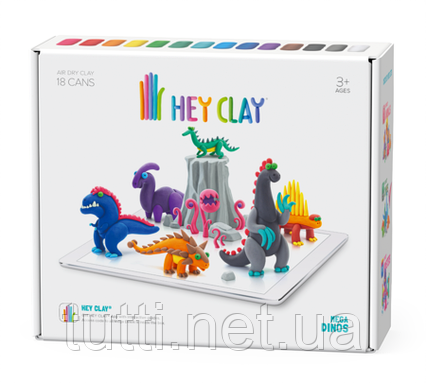Outlet Hey Clay Mega Set Plastic Dinosaurs 723