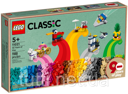 Lego Ювілей великі блоки блоків 90 років 11021