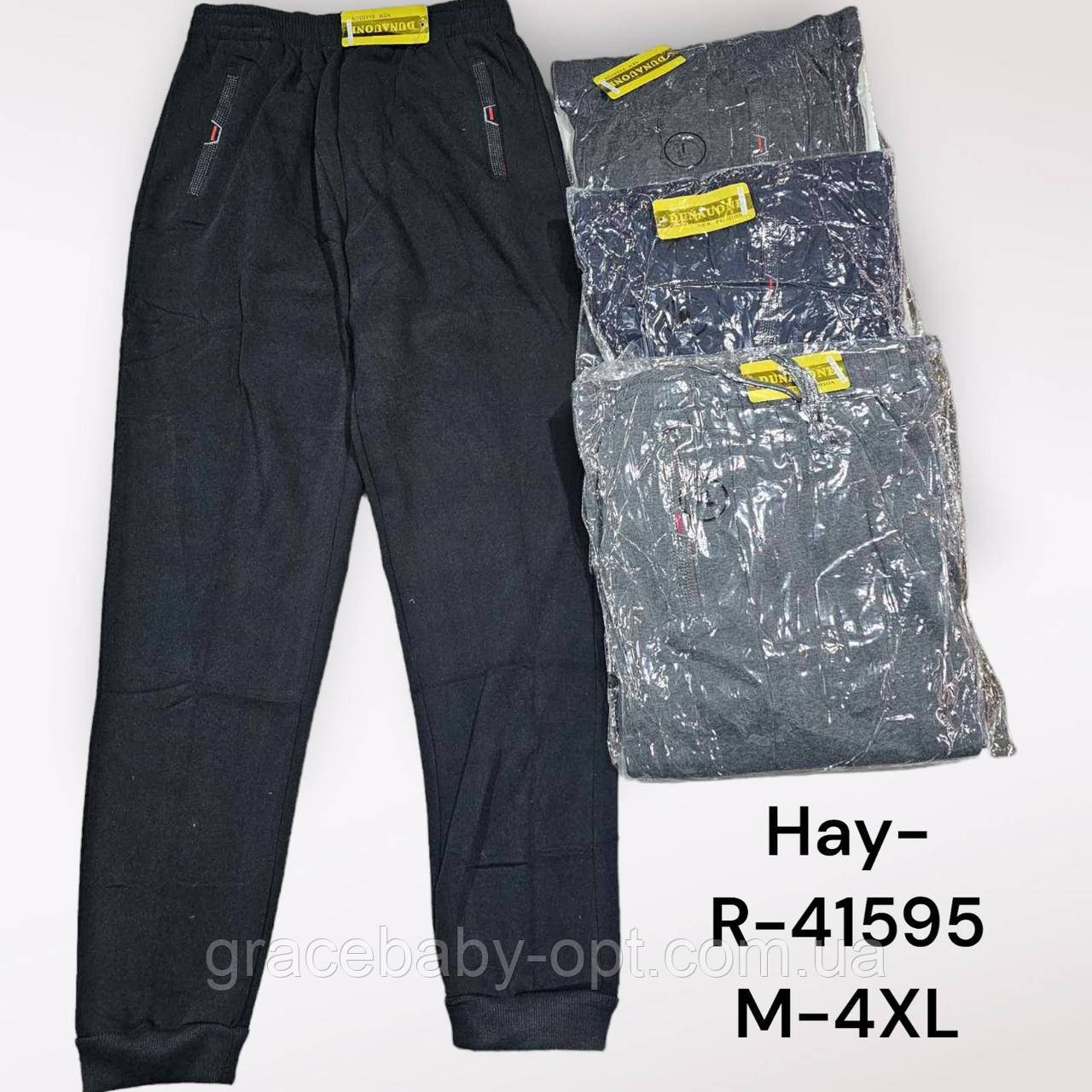 Спортивні штани утеплені чоловічі оптом, M-4XL рр, No Hay-R-41595