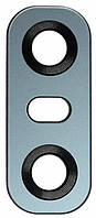 Стекло камеры LG H870 G6/H871/H872/H873 с рамкой платинового цвета Ice Platinum