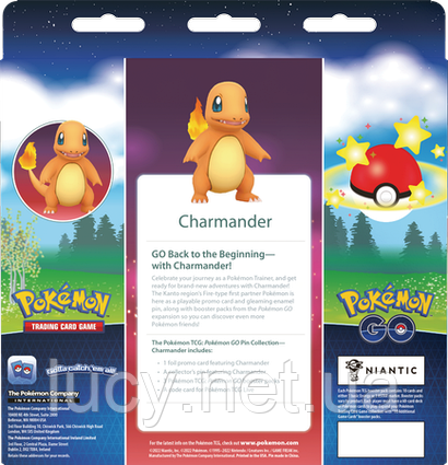 Charmander +3 Booster PIN + код Pokemon TC Go Code of Icons Колекція