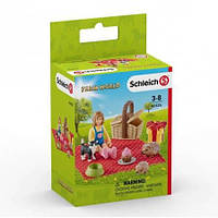 SCHLEICH 42426 ПИКНИК Ежики девочка кот ежик