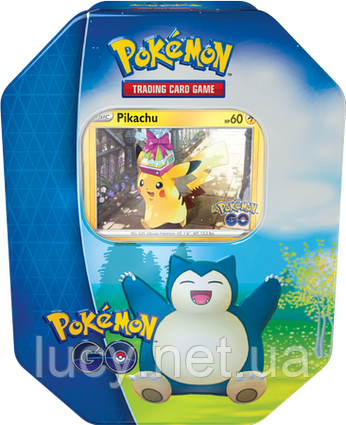 Pokémon go tcg tin box snorlax + онлайн -код