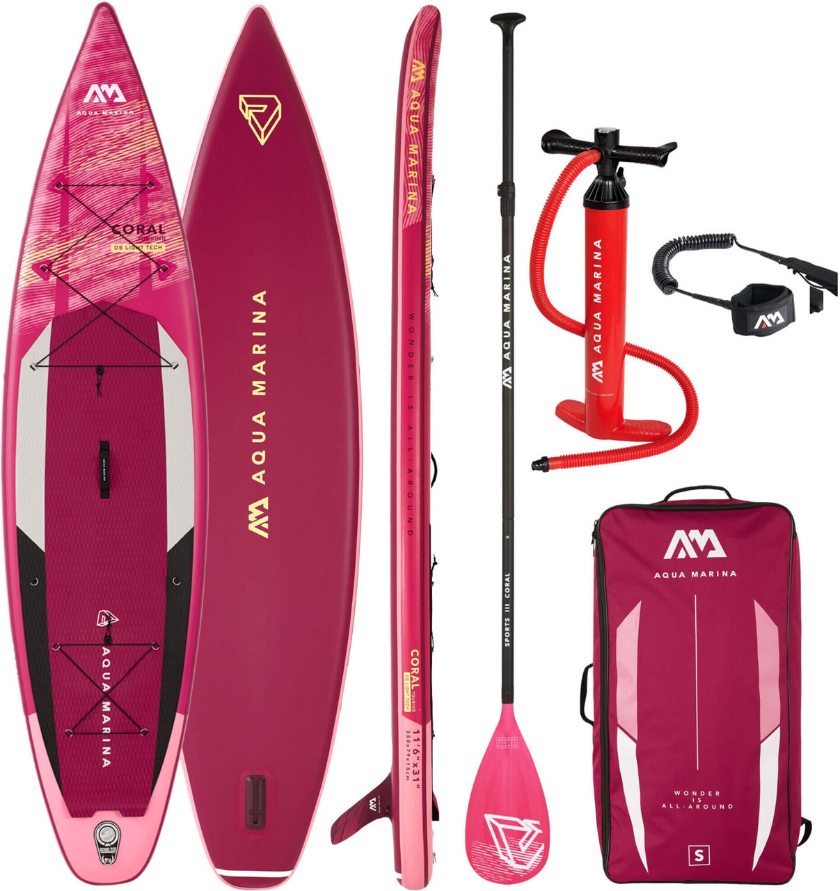 SUP САП дошка Aqua-Marina Coral  10'2" BT-22CTP, фото 1