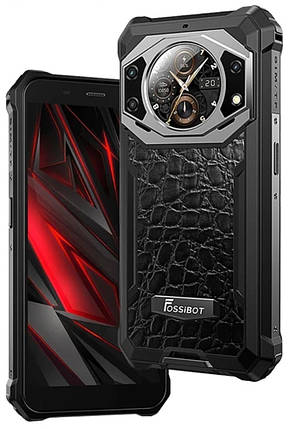 Захищений смартфон Oukitel FOSSiBOT F101 PRO Crocodile leather 8/128GB акумулятор 10600мАч НОВИНКА, фото 1
